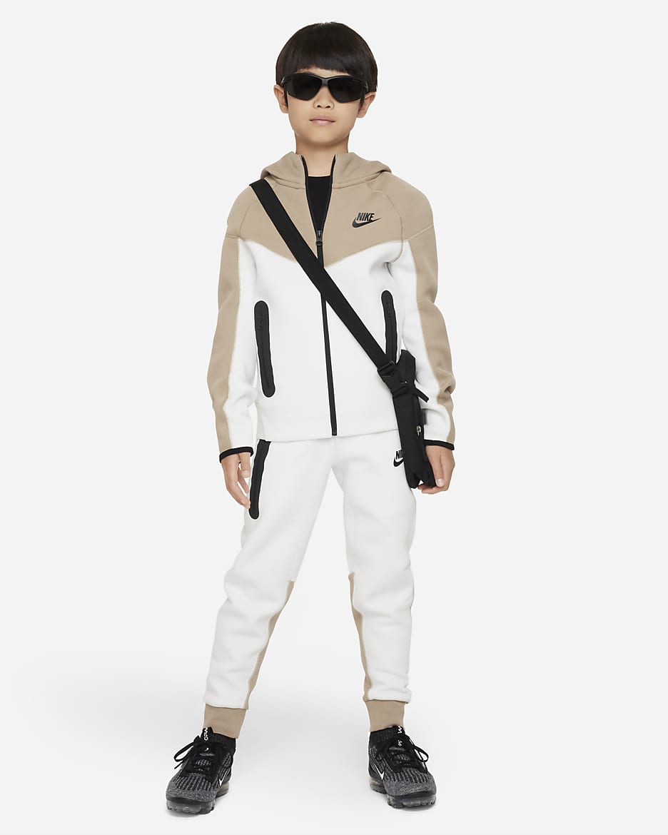 Nike Sportswear Tech Fleece Big Kids Boys Full Zip Hoodie